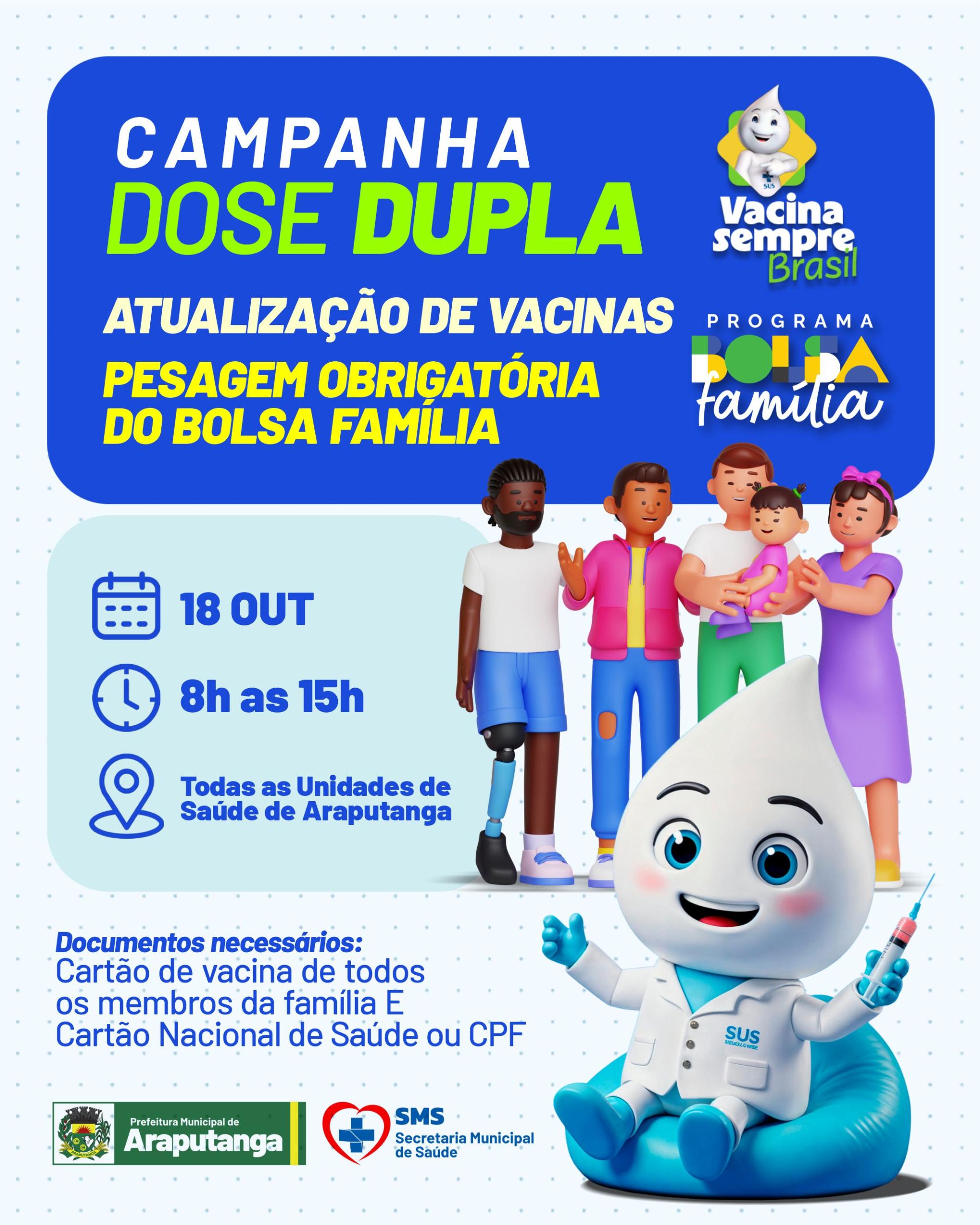 CAMPANHA DOSE DUPLA | Vacinação e Pesagem - Prefeitura Municipal de ...